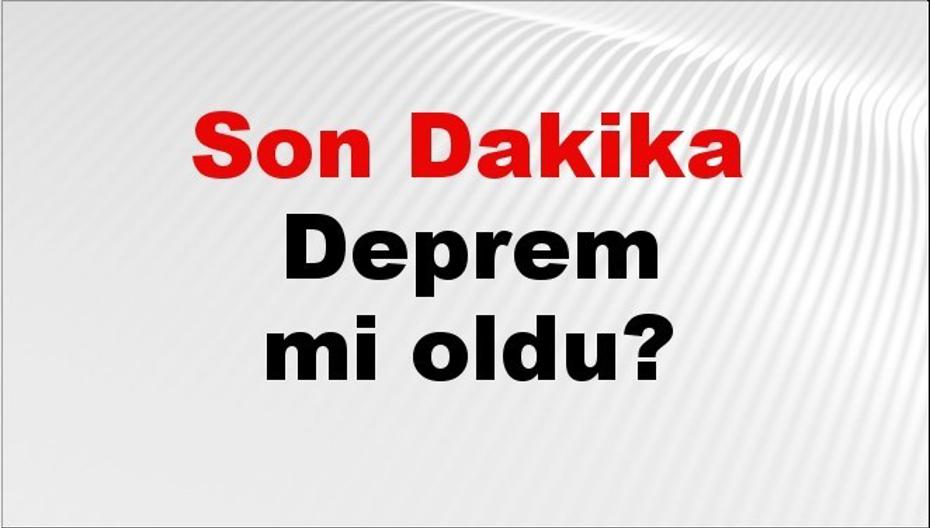 09 Temmuz 2026: Son Depremler ve Türkiye’de Deprem Durumu