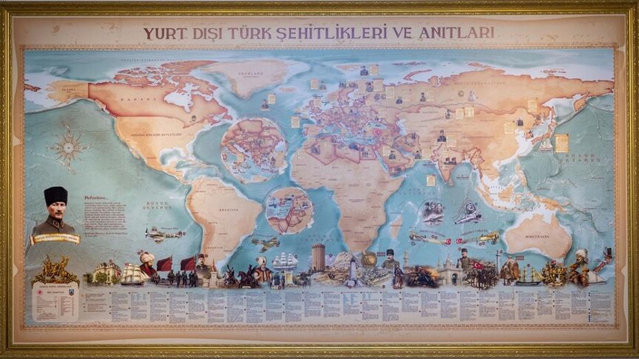 Türk Şehitlikleri Küresel Haritada: 48 Ülkede 172 Şehitlik ve Anıta Dair Detaylar