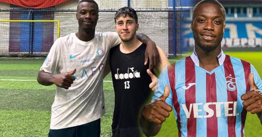 Trabzonsporlu Nicolas Pepe suni çimde muhteşem bir gösteri sergiledi