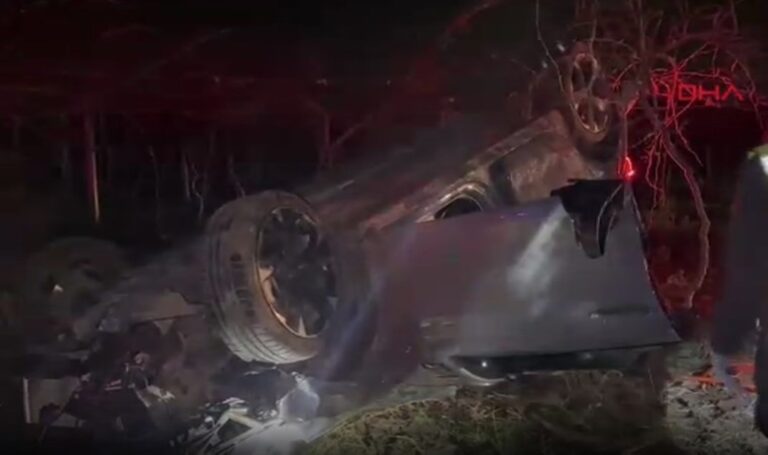 Erkek arkadaşlar neredeyse ölüyordu: Araba Bursa’daki kivi bahçesine uçtu! – Türkiye’den son dakika haberleri