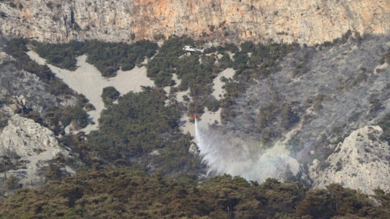 Bilekik'teki orman yangını kontrol edildi