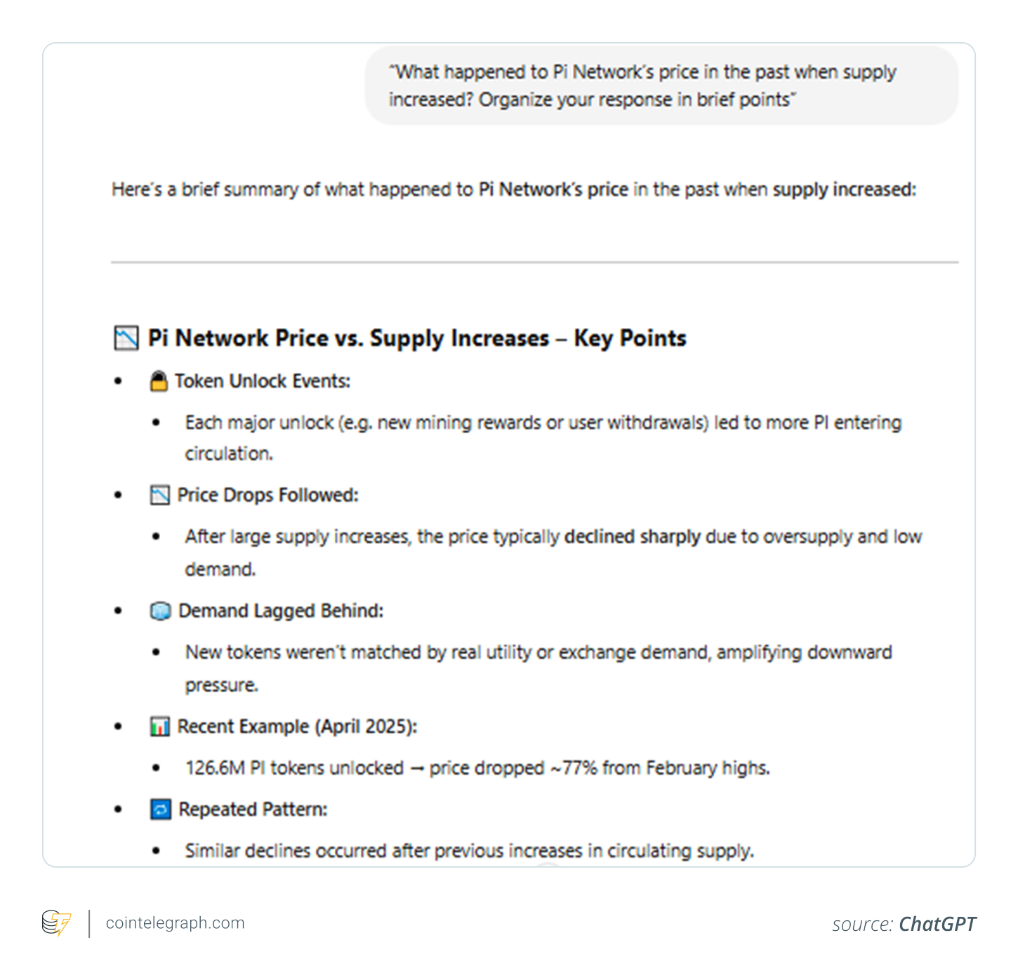ChatGPT'nin Pi Ağı'ndaki takip isteğine yanıtı ChatGPT'nin Pi Ağı'ndaki takip isteğine yanıtı