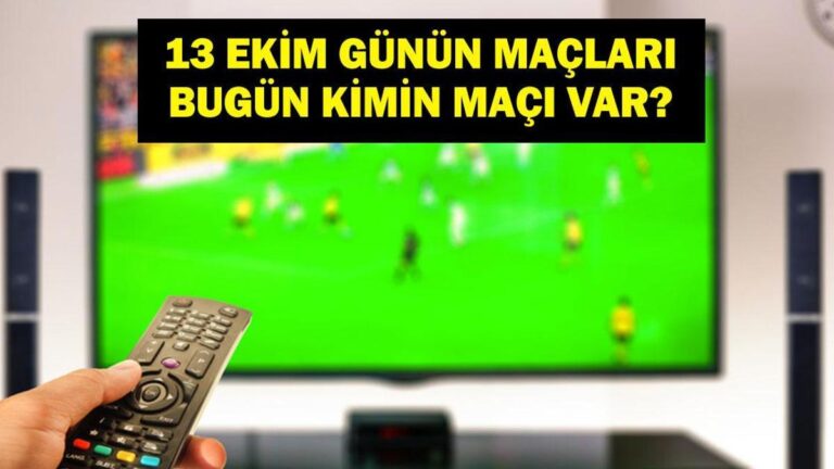 Bugün hangi oyunlar var? Dünya Kupası eleme maçları hangi kanalda ve saat kaçta? İşte 13 Ekim'deki maçlar…
