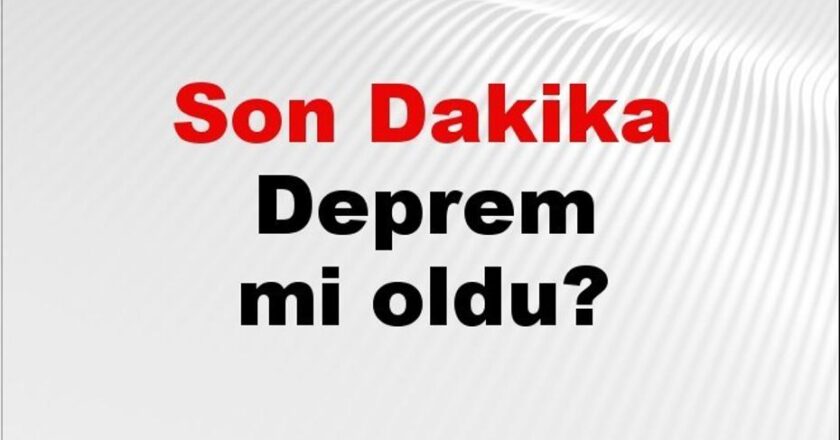 Çanakkale’de Deprem Mi Oldu? 28 Kasım 2025 Son Gelişmeler ve Kandilli- AFAD Verileri